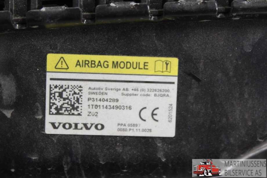 Airbag diverse til Volvo V40 2012-2019  (VOLVO||P31404289)
