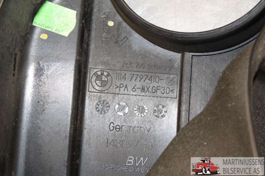 Motordeksel over motor til BMW 3-Serie 2005-2011 (E90/E91/E92/E93) (E90/E91/E92/E93) (BMW||114 7797410-06)