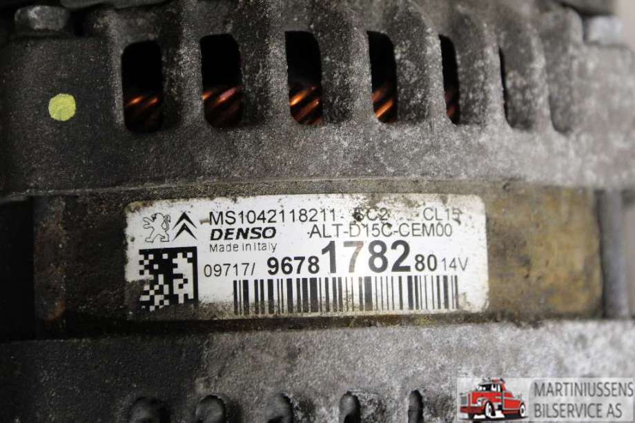 Dynamo til Peugeot 3008 2016-->> (Type II)  (PEUGEOT||9678178280)