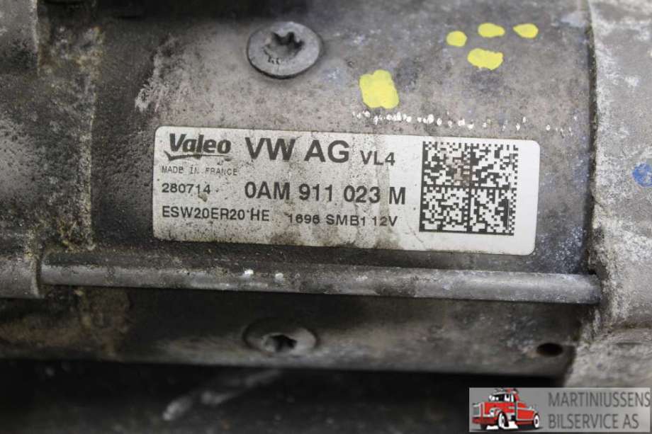 Starter diesel til VW Golf VII 2012-2017 (Fase 1)  (VOLKSWAGEN||0AM 911 023 M)