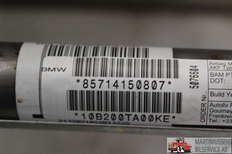 Airbag gardin høyre til BMW X5 2007-2013 (E70) (E70) (BMW||85714150807)