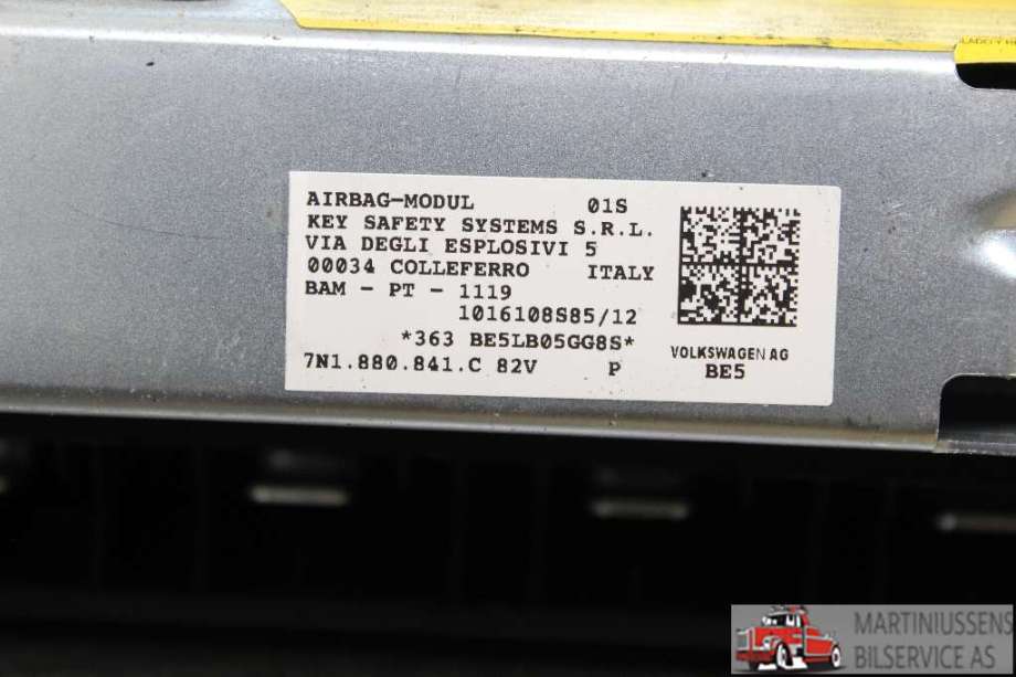 Airbag kne til VW Sharan 2010-->> (Type II) (VOLKSWAGEN||7N1.880 841.C 82V)