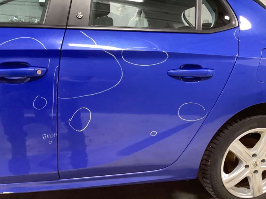 Dør venstre bak til Opel Corsa F, 2019-->>  (OPEL|)