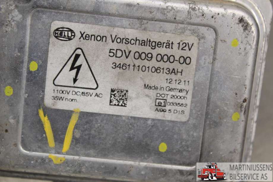 Styreenhet xenon/ballast til Ford S-Max 2010-2015 (Type I, Fase 2)  (FORD||5DV 009 000-00)