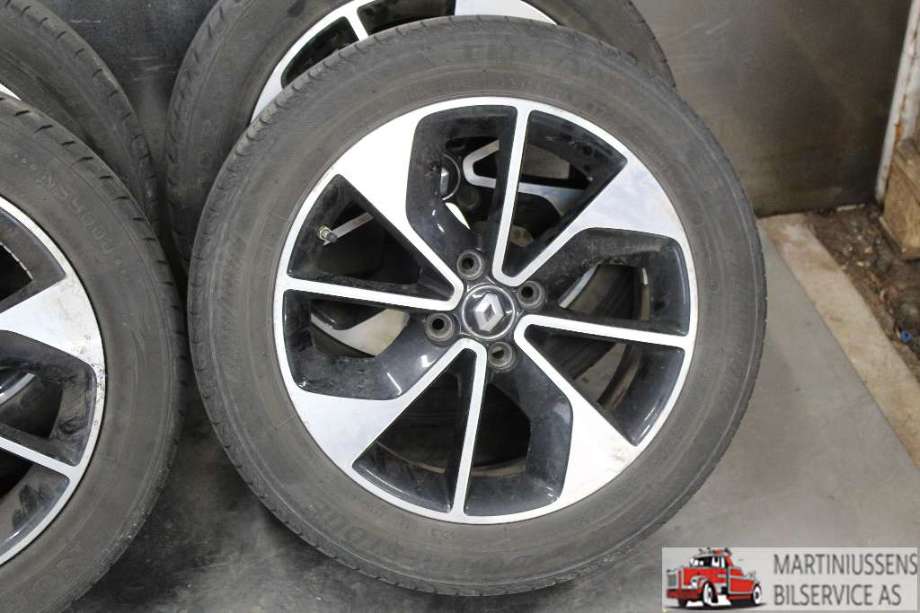 Hjulsett aluminium sommer til Renault Zoe 2013-2019 (Fase 1)  (RENAULT|-6MM|)