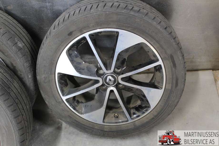 Hjulsett aluminium sommer til Renault Zoe 2013-2019 (Fase 1)  (RENAULT|-6MM|)