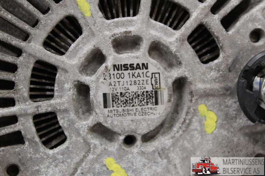 Dynamo til Nissan Qashqai 2010-2014 (Type I, Fase 2)  (NISSAN||23100 AKA1C)