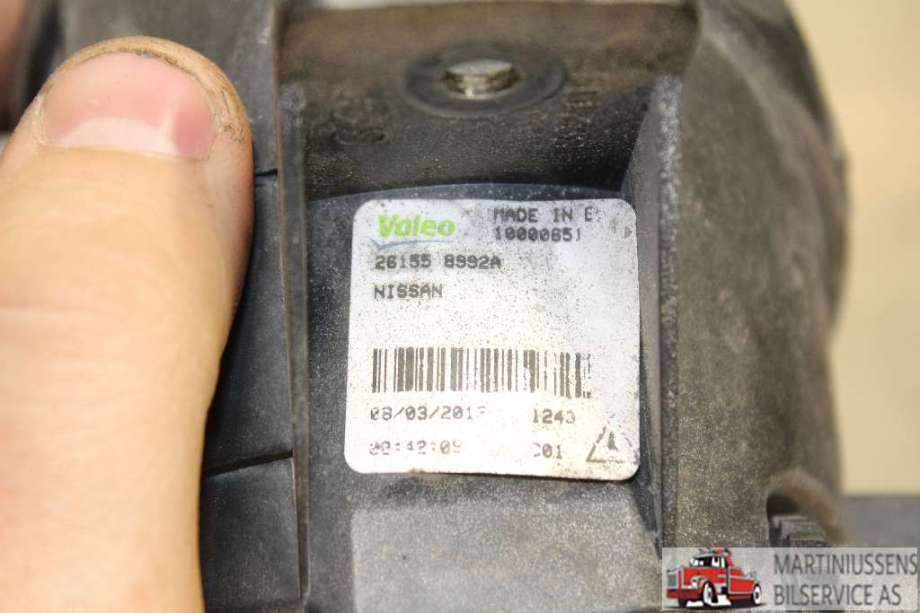 Tåkelykt høyre foran til Nissan Qashqai 2010-2014 (Type I, Fase 2)  (NISSAN||26155 8992A)