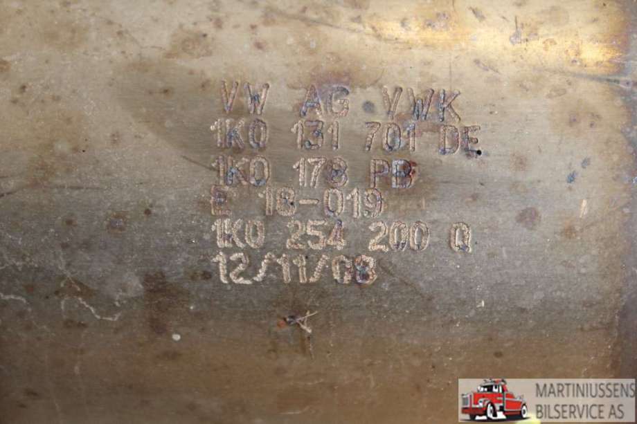 Katalysator til VW Golf VI 2008-2012  (VOLKSWAGEN||1K0 131 701 DE)