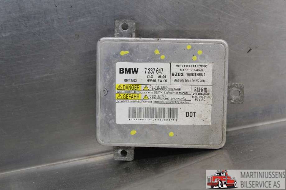Styreenhet xenon/ballast til BMW X1, 2009-2015 (E84) (E84) (BMW|)