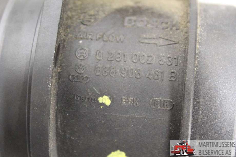 Luftmengde/luftmassemåler til VW Caddy 2004-2010 (Type III, Fase 1)  (VOLKSWAGEN||038906461B)