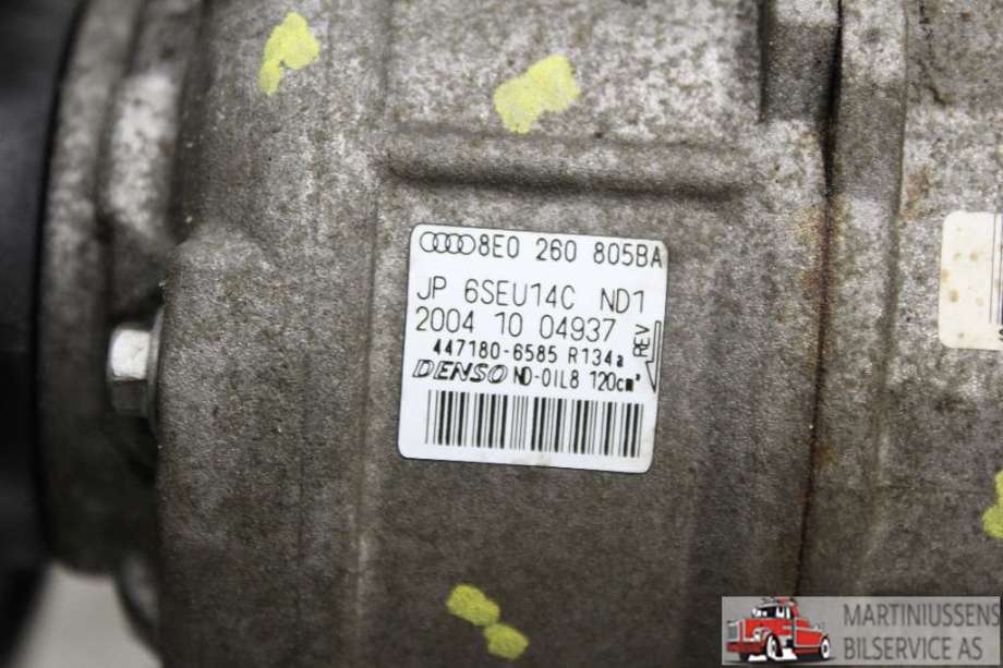 Aircondition kompressor til Audi A4 2004-2008 (Type III) (B7) (B7) (AUDI||8E0 121 403)