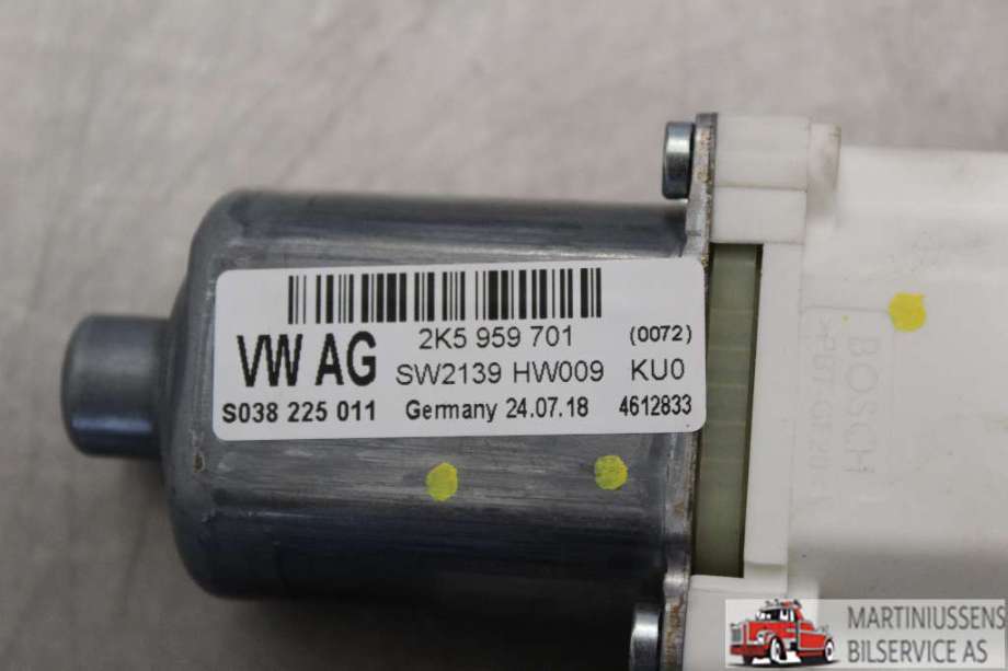 Ruteheis venstre foran til VW Caddy 2015-2020 (Type III, Fase 3)  (VOLKSWAGEN|2K5 959 701|)