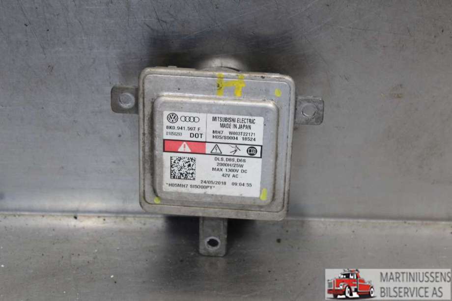 Styreenhet xenon/ballast til VW Caddy, 2015-2020 (Type III, Fase 3)  (VOLKSWAGEN|8K0.941.597 F)