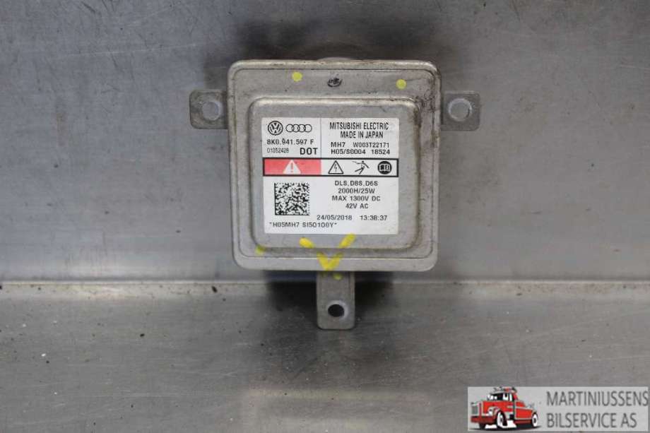 Styreenhet xenon/ballast til VW Caddy, 2015-2020 (Type III, Fase 3)  (VOLKSWAGEN|8K0.941.597 F)
