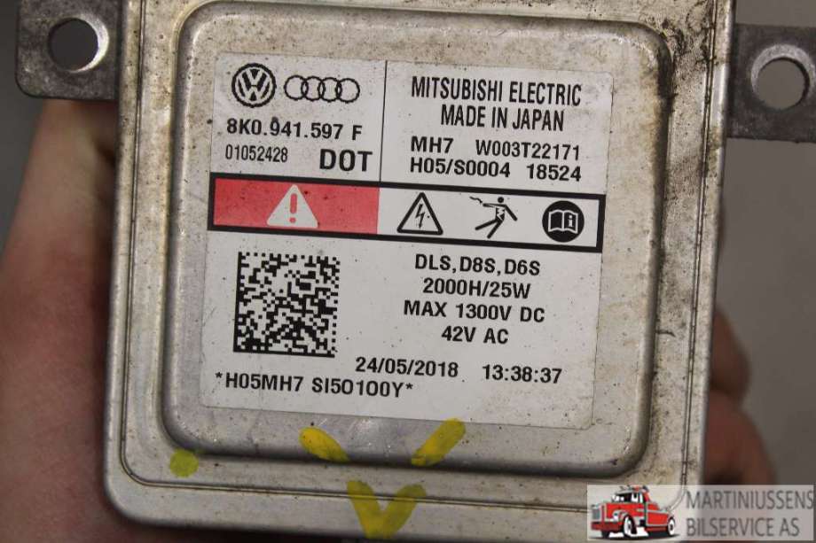 Styreenhet xenon/ballast til VW Caddy 2015-2020 (Type III, Fase 3)  (VOLKSWAGEN|8K0.941.597 F|)