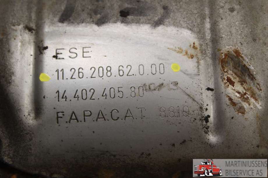 Partikkelfilter til Citroën Jumpy 2007-2016 (Type II)  (CITROEN||11.26.208.62.0.00)