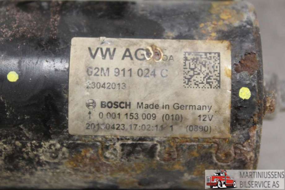 Starter diesel til VW Passat 2011-2015 (B7) (B7) (VOLKSWAGEN||G2M 911 024 C)