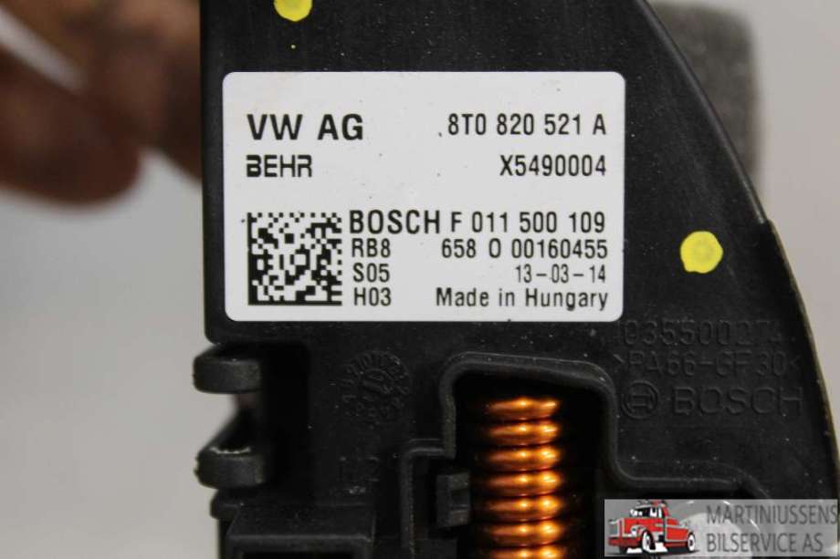 Varmeapparat motstand til Audi A5 2007-2016 (Type I)  (AUDI||8T0 820 521 A)