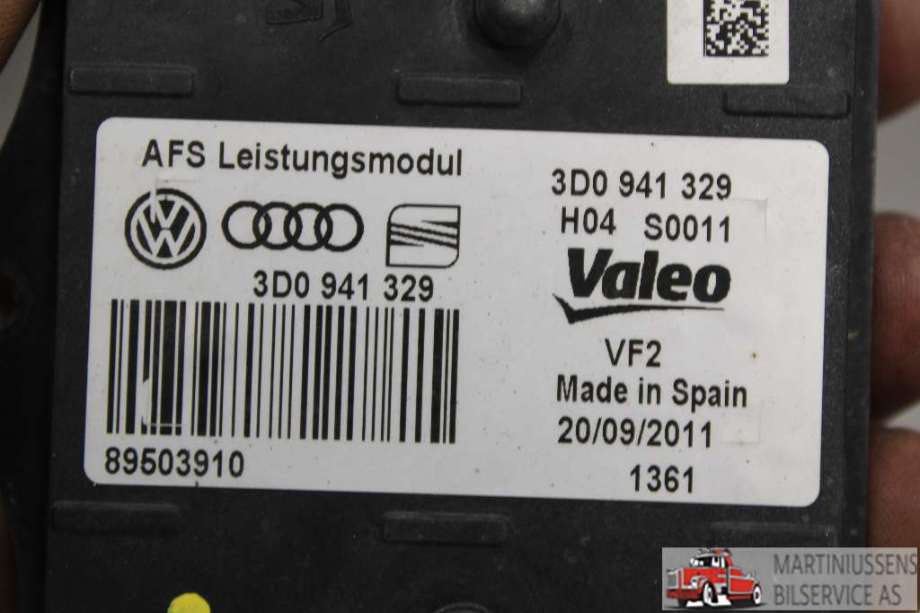 Styreenhet xenon/ballast til VW Passat 2011-2015 (B7) (B7) (VOLKSWAGEN||3D0 941 329)