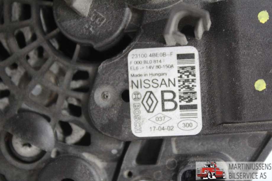Dynamo til Renault Megane 2016-->> Type IV  (RENAULT||23100 4BE0B-F)