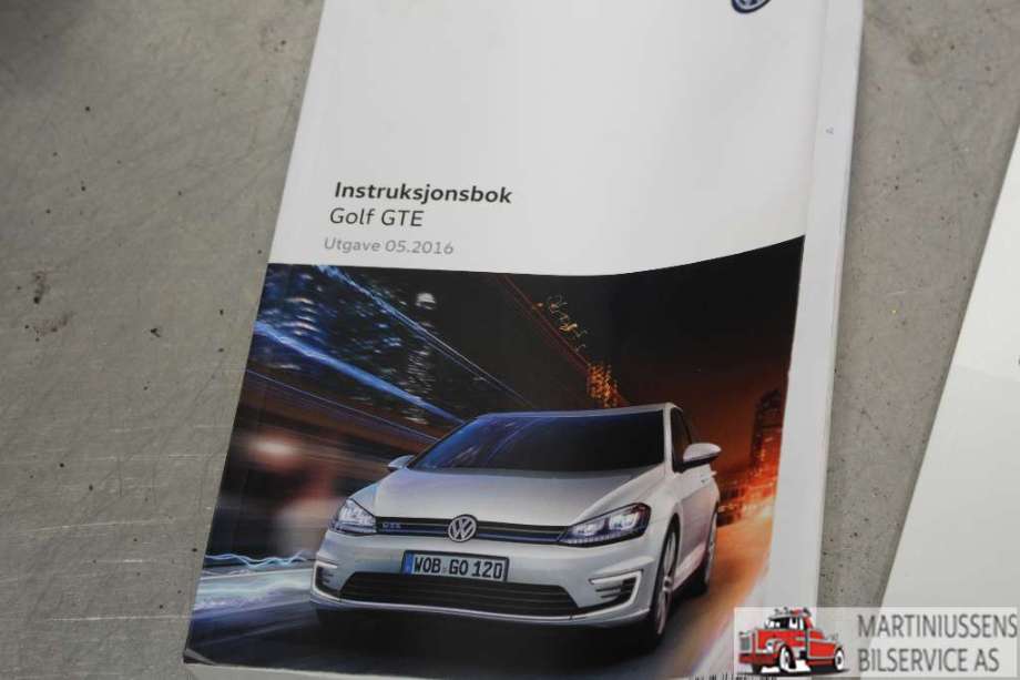 Instruksjonsbok til VW e-Golf 2017-2020 (Fase 2)  (VOLKSWAGEN|)