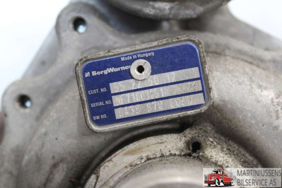 Turbo til Suzuki SX4 2009-2013 (Type I, Fase 2)  (SUZUKI||55225012)