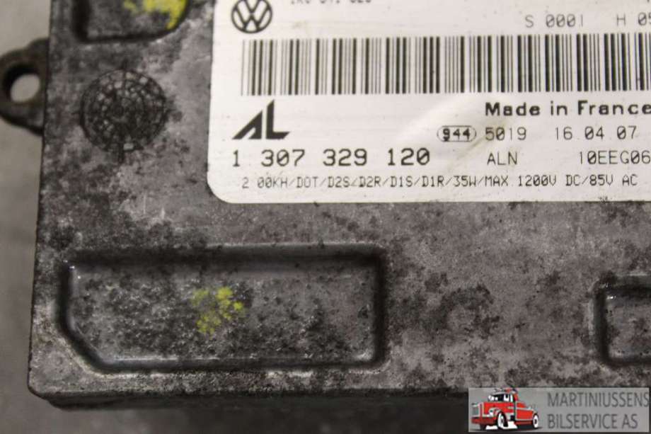 Styreenhet xenon/ballast til VW Touran 2007-2010 (Type I, Fase 2)  (VOLKSWAGEN|1 307 329 120|)