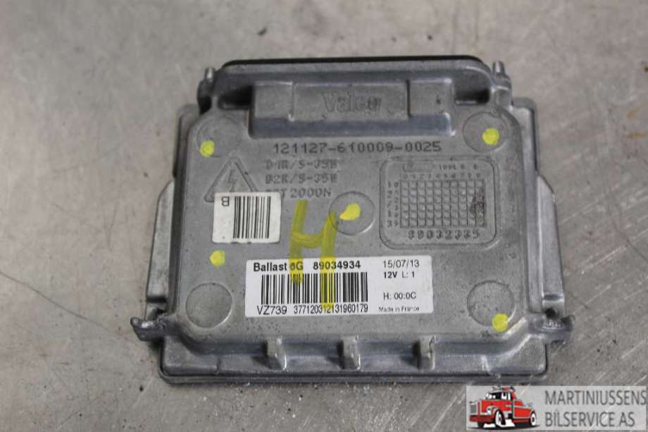 Styreenhet xenon/ballast til Citroën C5, 2008-2017 (Type II)  (CITROEN|89034934)