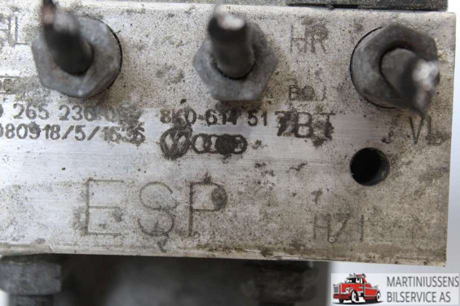 ABS sentral til Audi A5 2007-2016 (Type I)  (AUDI|8K0.614.51|)