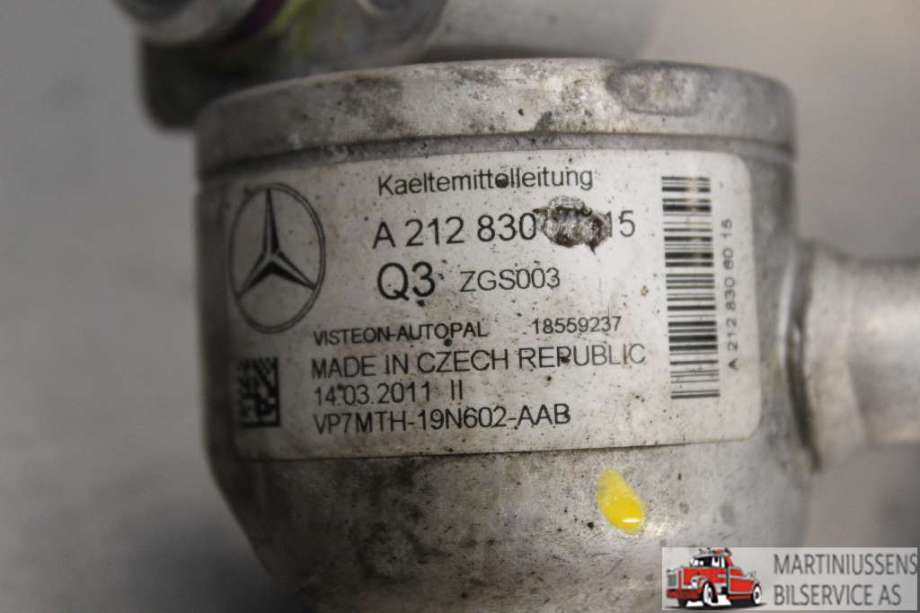 Aircondition rør til Mercedes E-Klasse 2009-2013 (Fase 1) (W212) (W212) (MERCEDES|)