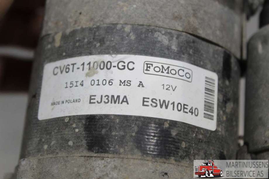 Starter til Ford C-Max 2010-2015 (Type II, Fase 1)  (FORD||CV6T-11000-GC)