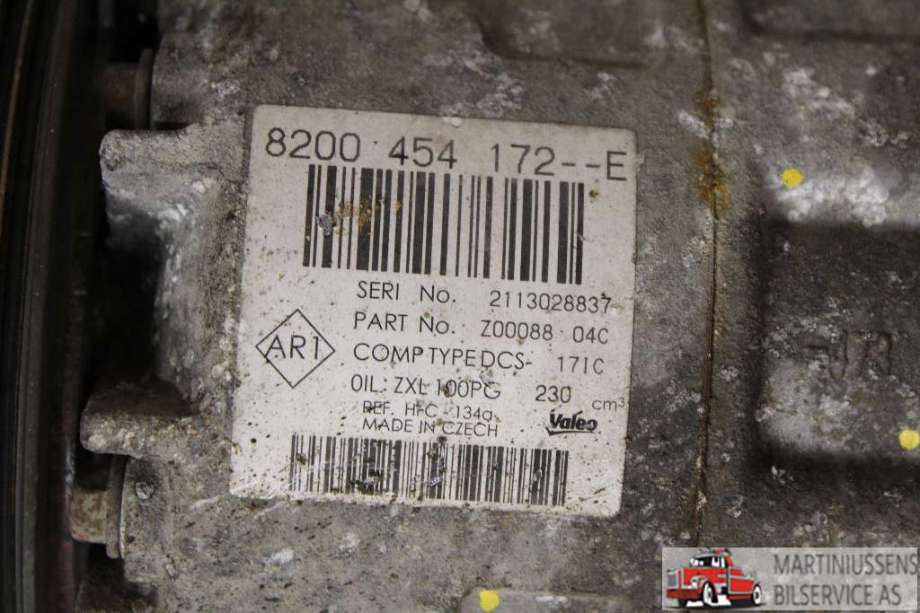 Aircondition kompressor til Opel Vivaro A 2006-2014  (OPEL||8200 454 172--E)
