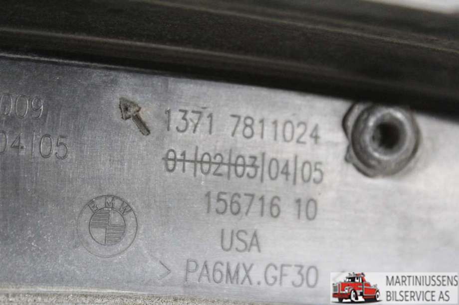 Motordeksel over motor til BMW X3 2010-2017 (F25) (F25) (BMW|13717811024|)