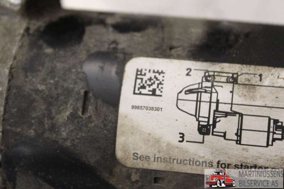 Starter diesel til BMW X3 2010-2017 (F25) (F25) (BMW||99857038301)