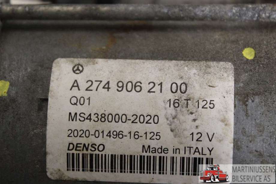 Starter til Mercedes C-Klasse 2014-2018 (Fase 1) (W205) (W205) (MERCEDES||A 274 906 21 00)