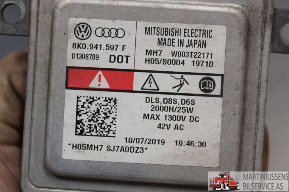 Styreenhet xenon/ballast til VW Caddy 2015-2020 (Type III, Fase 3)  (VOLKSWAGEN||8K0.941.597.F)