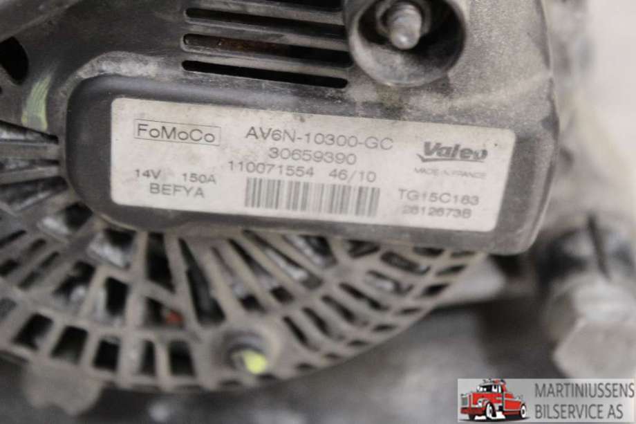 Dynamo til Ford Fiesta 2008-2012 (Type VI, Fase 1)  (FORD|AV6N-10300-GC|)