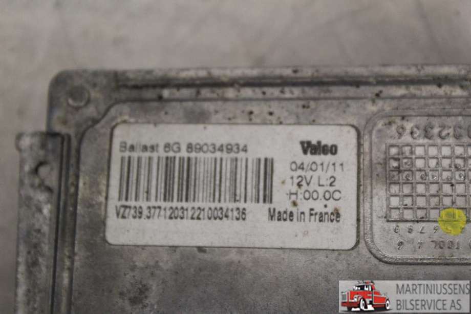 Styreenhet xenon/ballast til Peugeot 3008 2009-2016 (Type I)  (PEUGEOT|89034934||6G 89034934)
