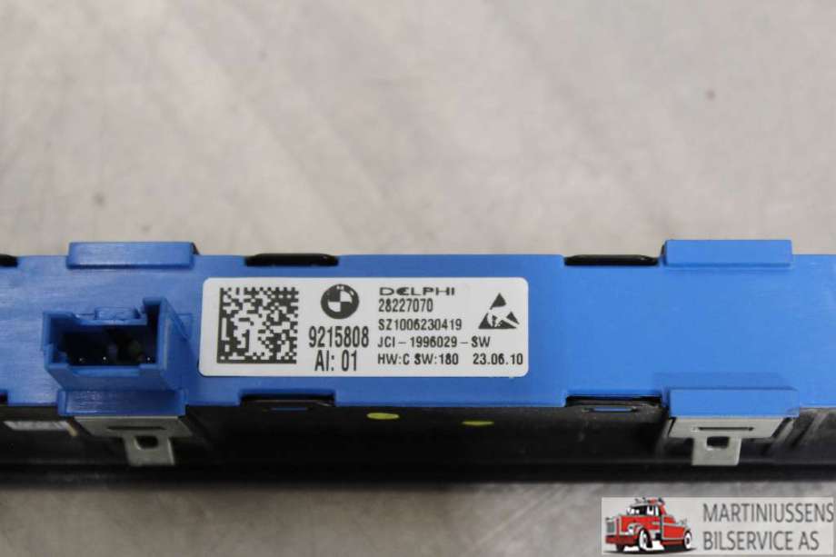 Bryterpanel førersete til BMW 5-Serie 2010-2017 (F10/F11) (F10/F11) (BMW|28227070|)
