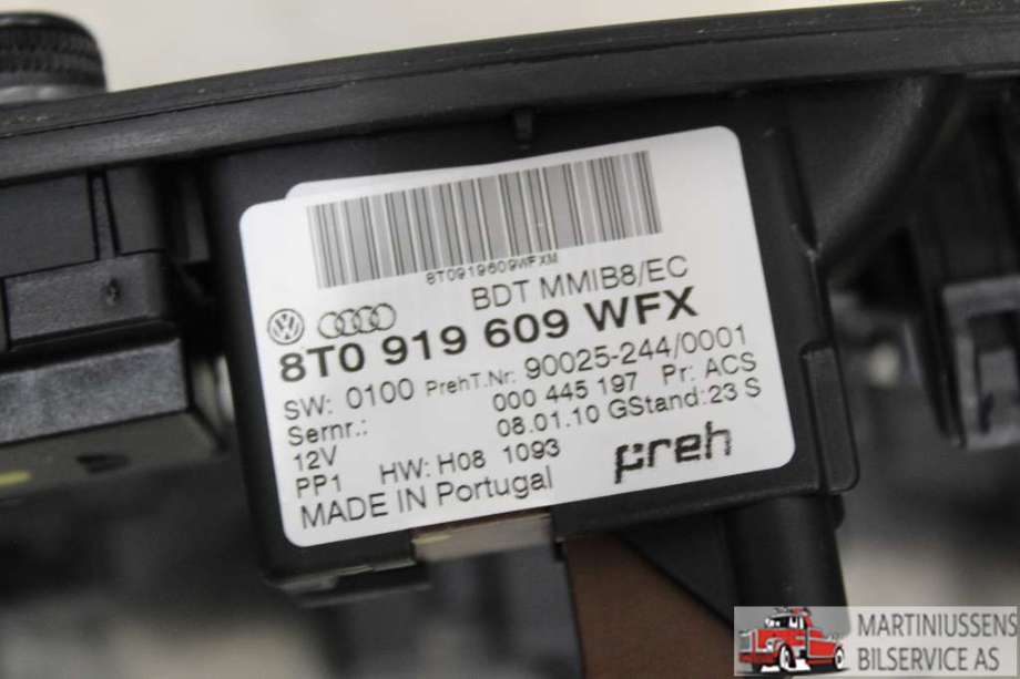 Bryter diverse til Audi A4 2007-2014 (Type IV) (B8) (B8) (AUDI|8T0.919.609.WFX|)