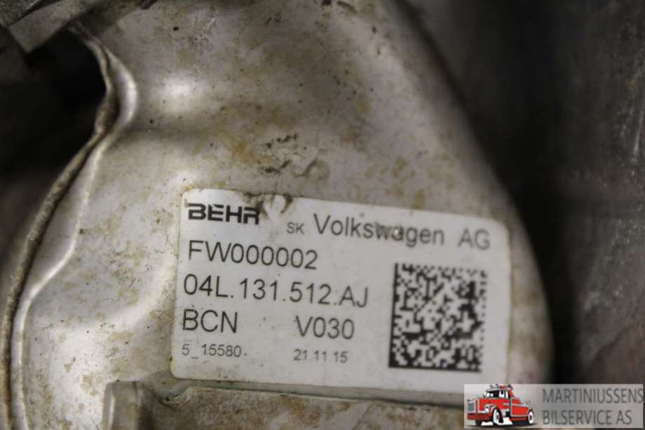 EGR-ventil til VW Caddy 2015-2020 (Type III, Fase 3)  (VOLKSWAGEN||04L.131.512.AJ)