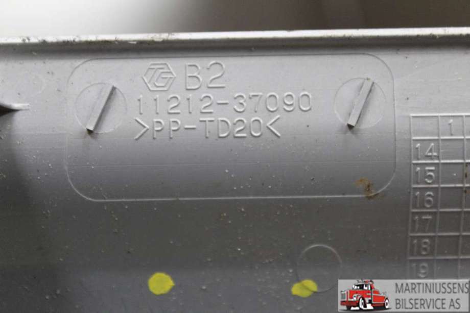 Motordeksel over motor til Toyota Auris 2015-2019 (Type II, Fase 2)  (TOYOTA||11212-37090)