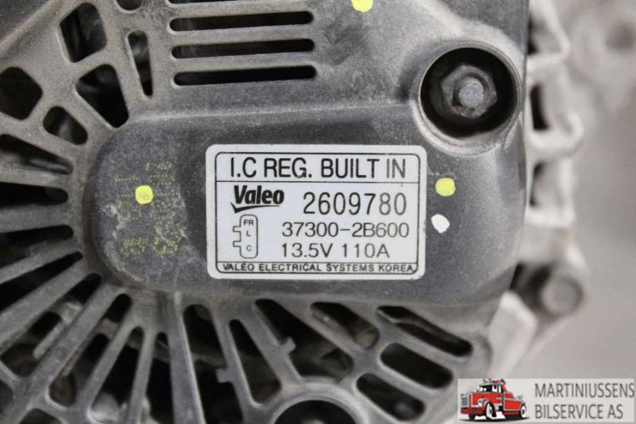 Dynamo til Kia Sportage 2010-2016 (Type III)  (KIA||37300-2B600)