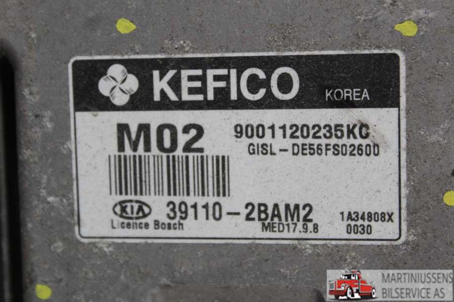 Styreenhet motor til Kia Sportage 2010-2016 (Type III)  (KIA||39110-2BAM2)