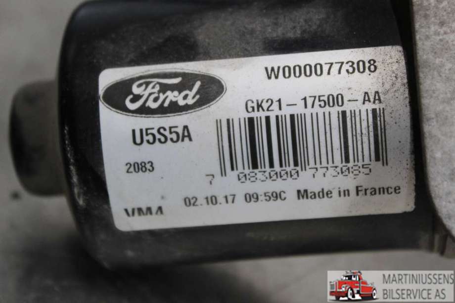 Viskermotor frontrute til Ford Transit Custom 2013-2023 (Type I)  (FORD||GK21-17500-AA)