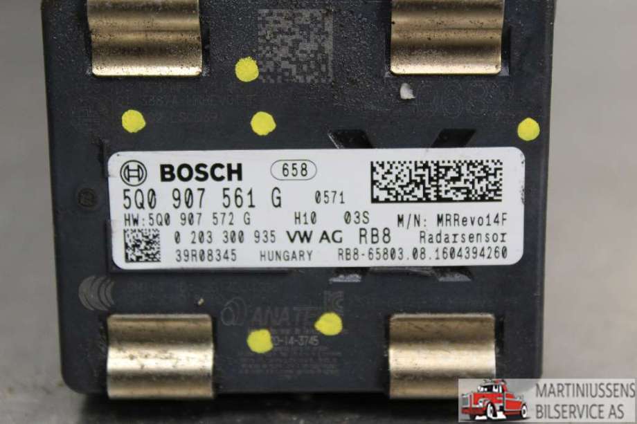 Sensor radar til VW e-Golf 2017-2020 (Fase 2)  (VOLKSWAGEN||5Q0 907 561 G)