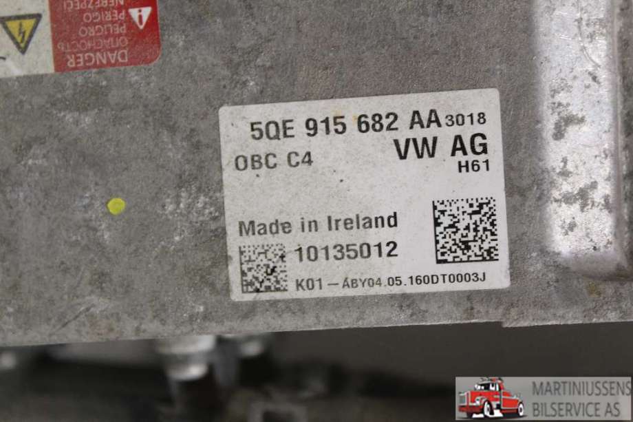 Batterilader (OBC - On Board Charger) til VW e-Golf 2017-2020 (Fase 2)  (VOLKSWAGEN||5QE 915 682 AA)