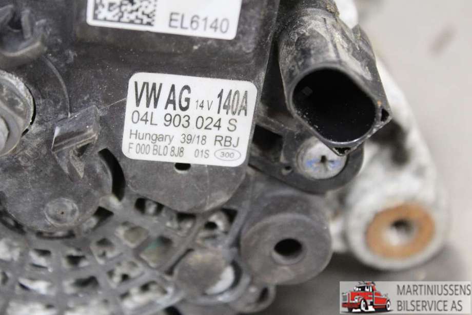 Dynamo til VW Caddy 2015-2020 (Type III, Fase 3)  (VOLKSWAGEN||04L903024 S)