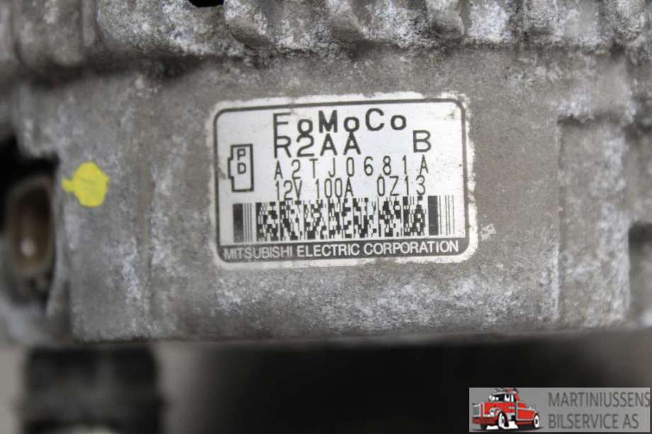 Dynamo til Mazda 6 2010-2013 (Type II, Fase 2)  (MAZDA||A2TJ0681A)